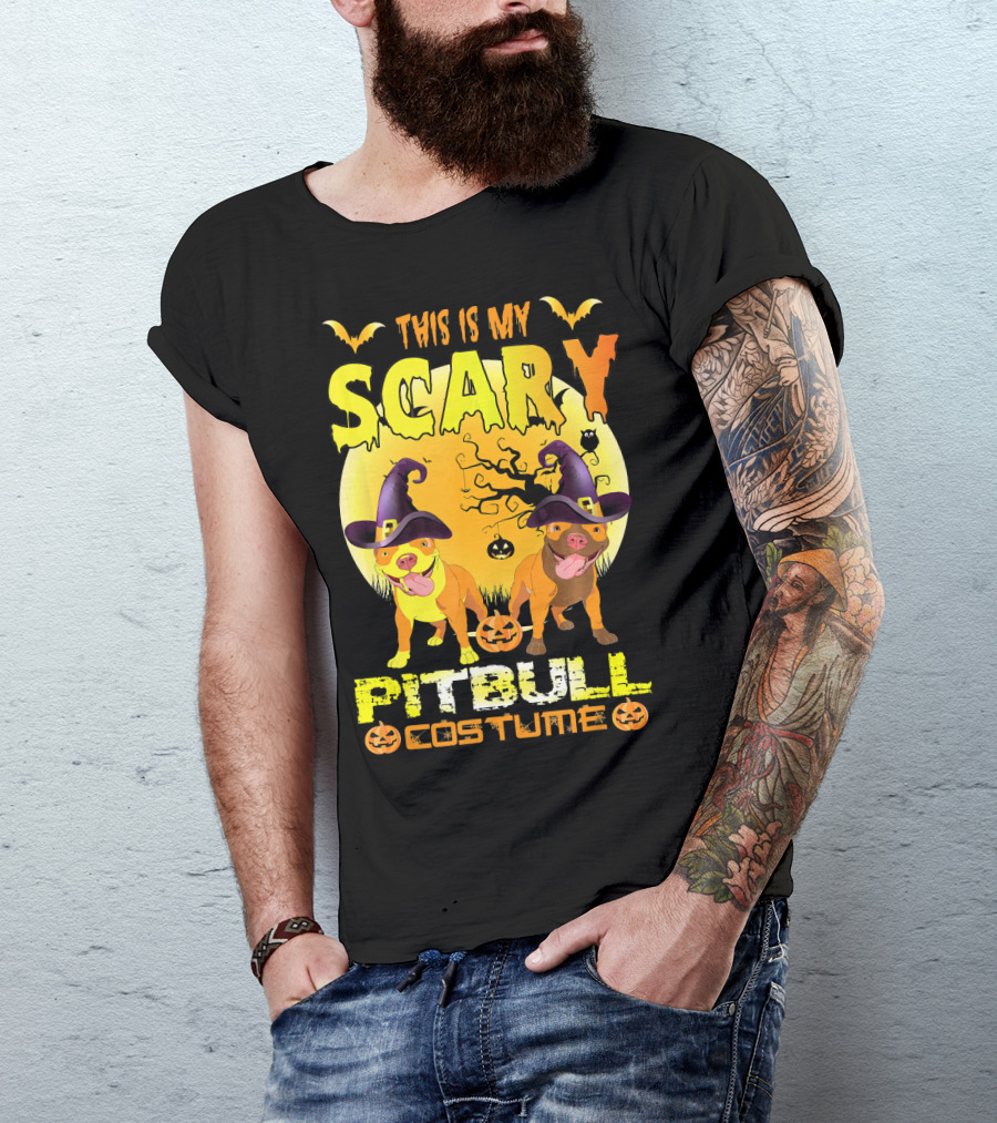 This Is My Scary Pitbull Costume T-Shirt