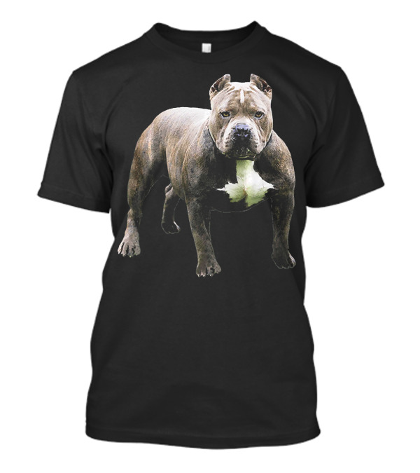 Angry Pitbull Pit Bull Powerful Stance T-Shirt