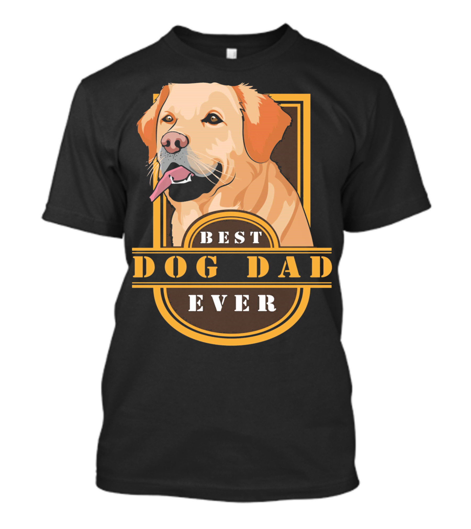 Best Dog Dad Ever Cool Cute Labrador T-Shirt