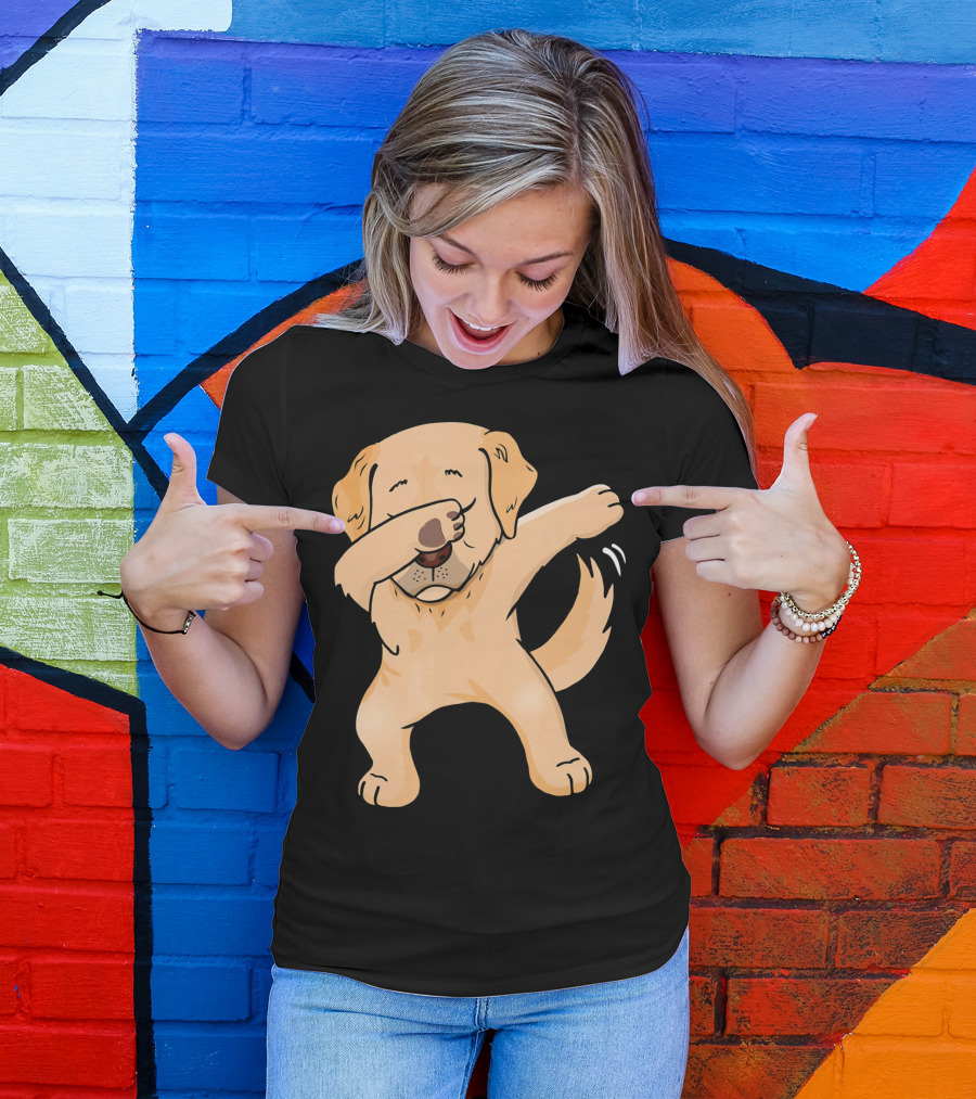 Dabbing Labrador Dog Dancing Dab Lab T-Shirt