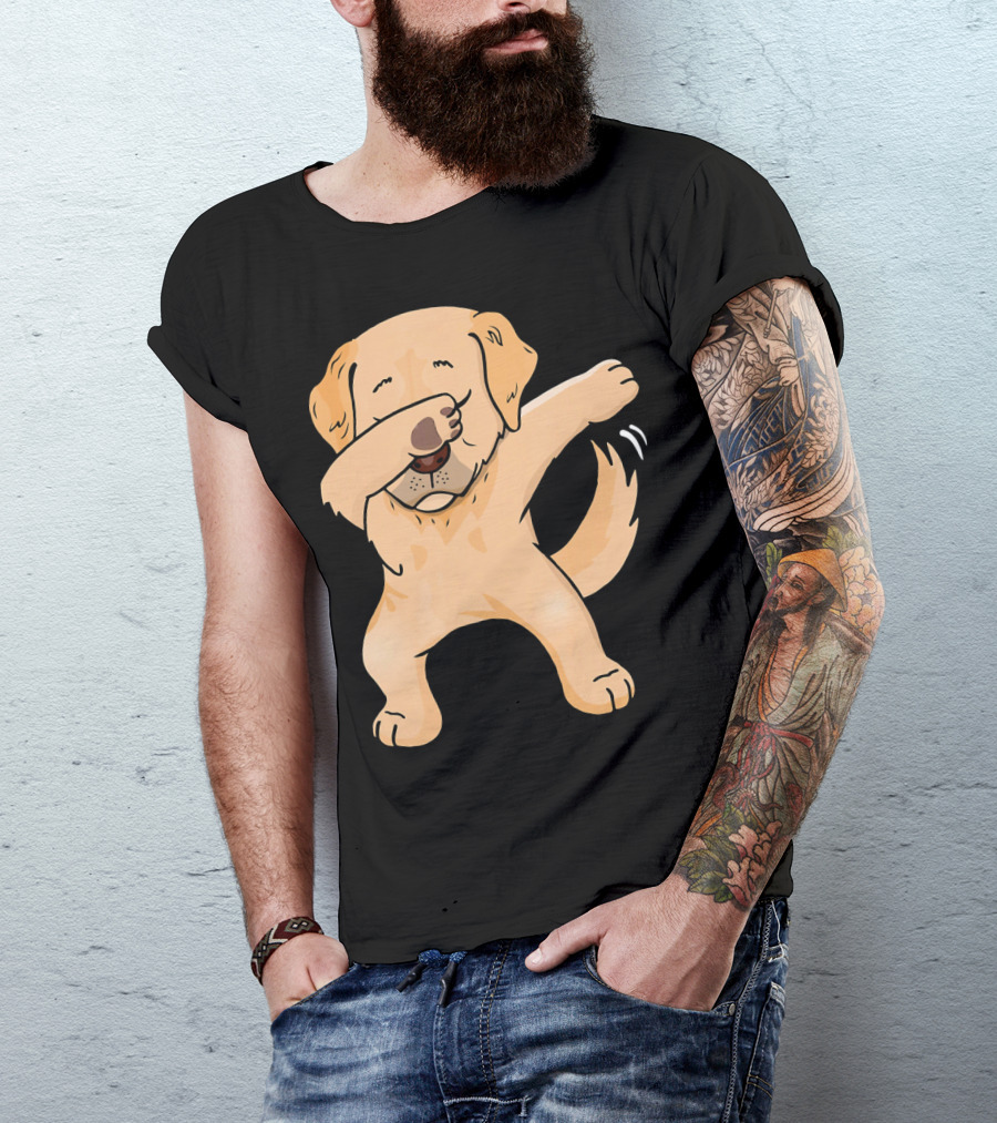 Dabbing Labrador Dog Dancing Dab Lab T-Shirt