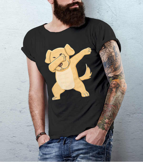 Dabbing Yellow Lab Dance Dab Clothes Lab T-Shirt