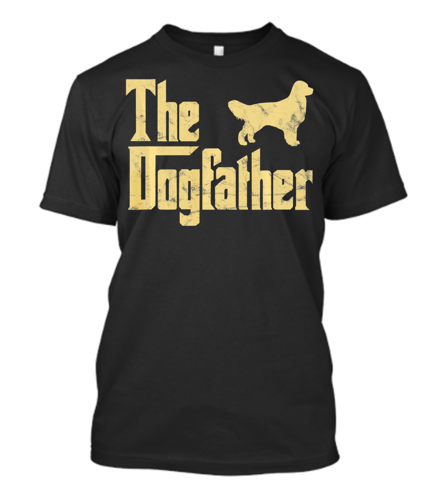 The Dogfather Golden Retriever Funny Dog T-Shirt