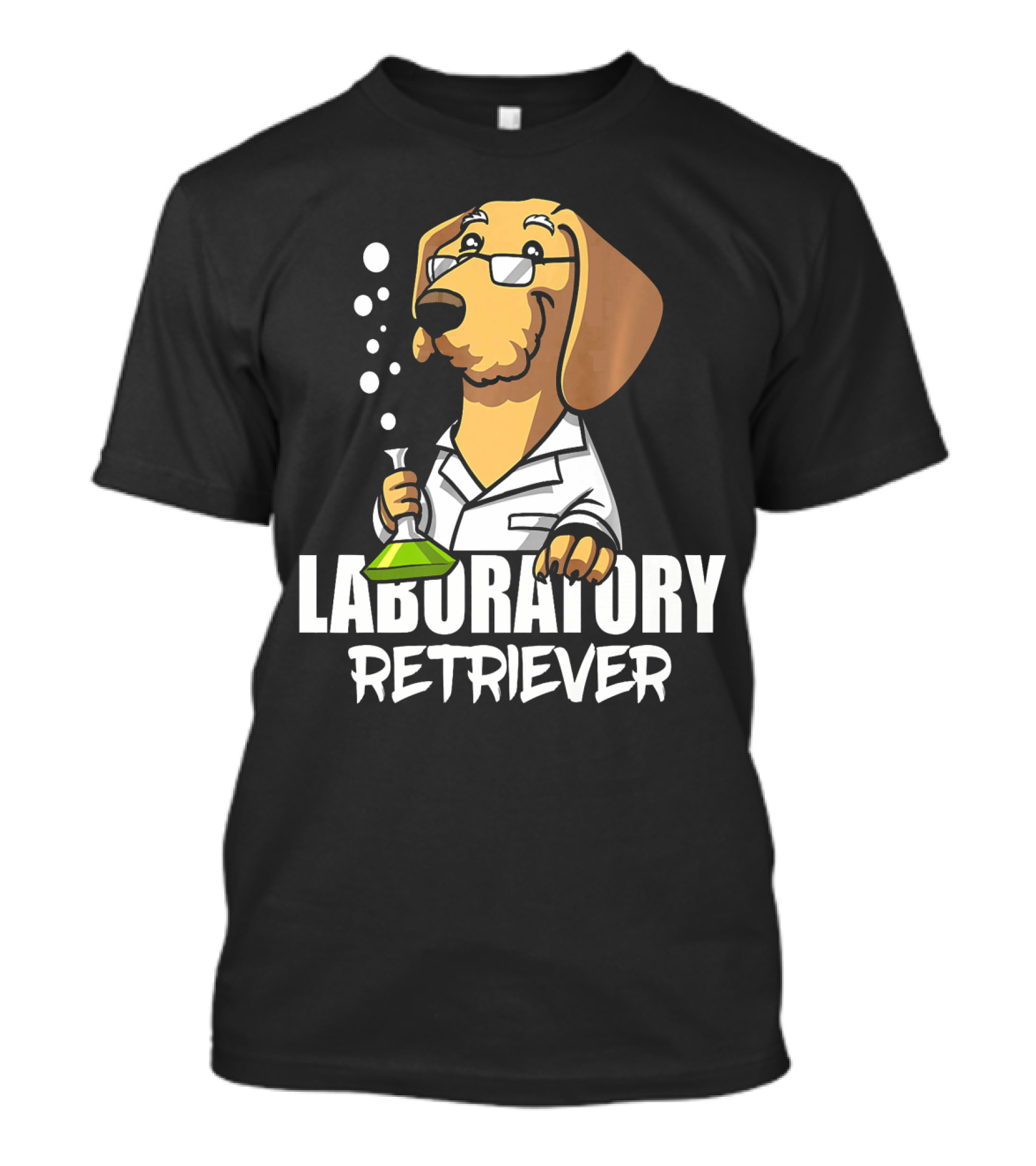 Laboratory Retriever Funny Chemistry Labrador Dog T-Shirt