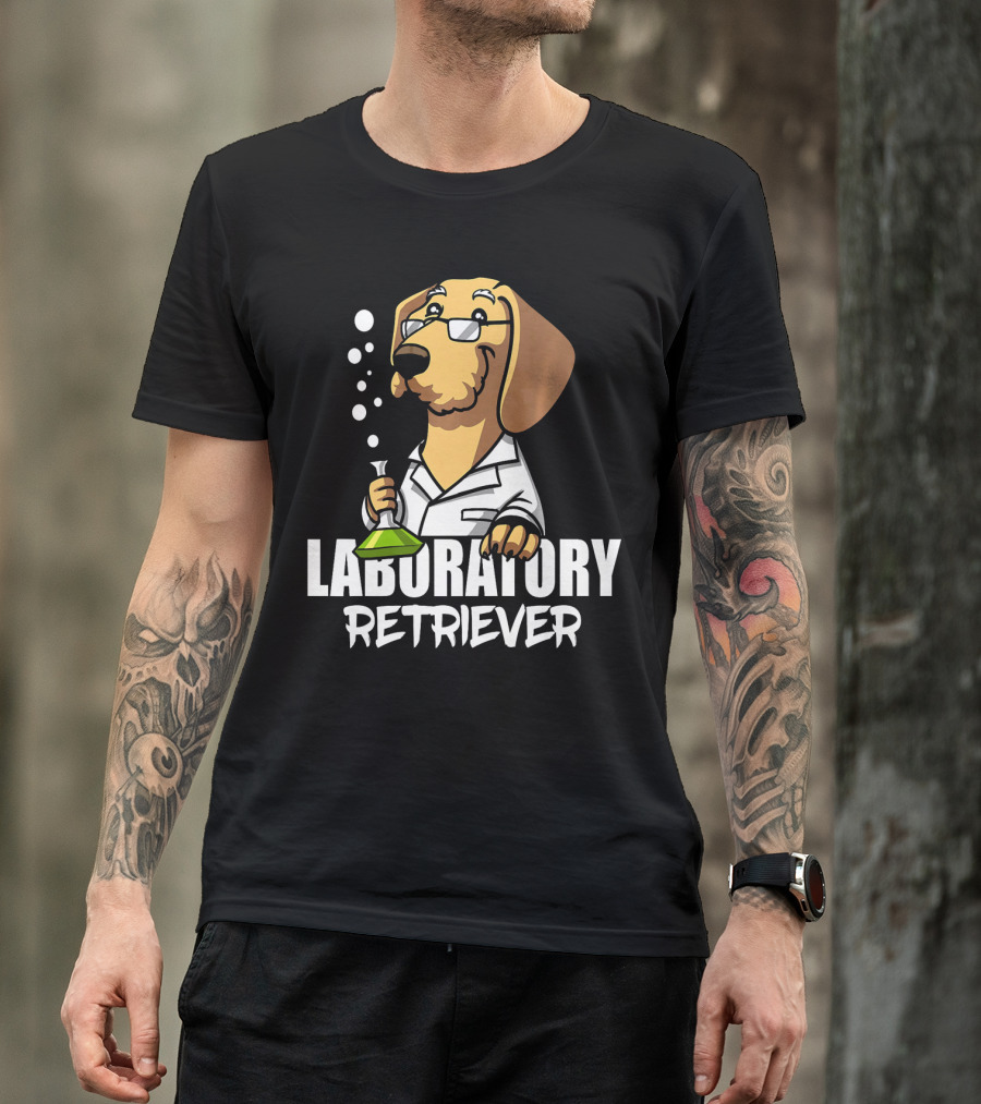 Laboratory Retriever Funny Chemistry Labrador Dog T-Shirt