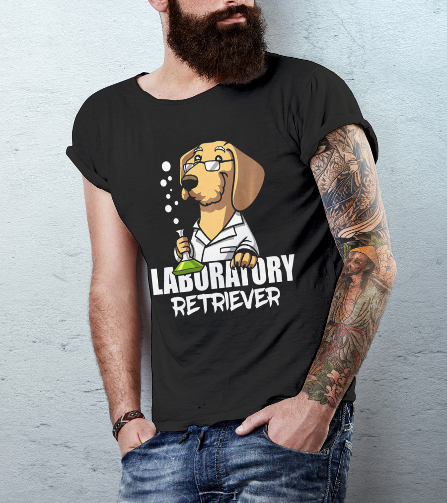 Laboratory Retriever Funny Chemistry Labrador Dog T-Shirt