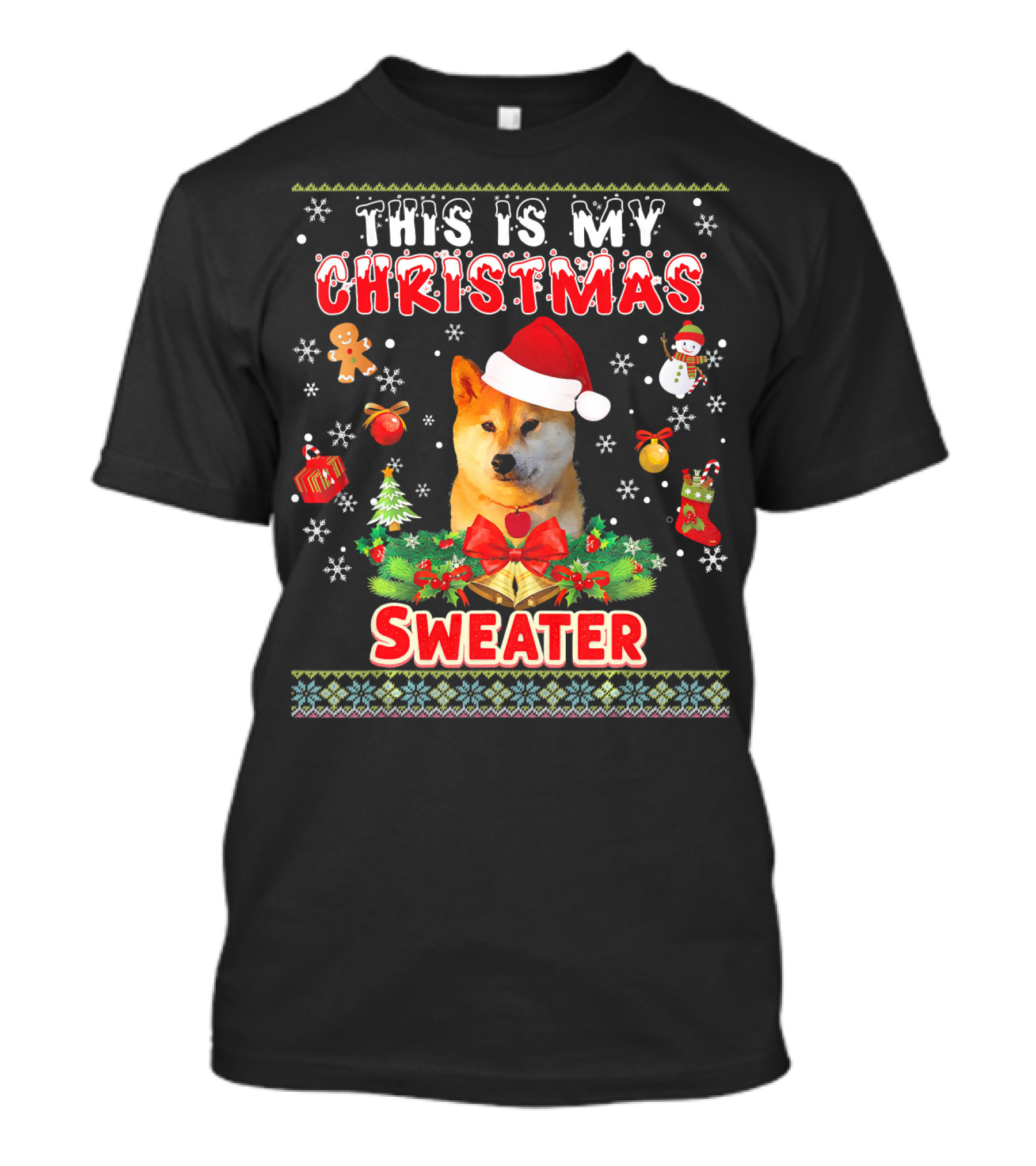 This Is My Christmas Sweater Akita Japan T-Shirt