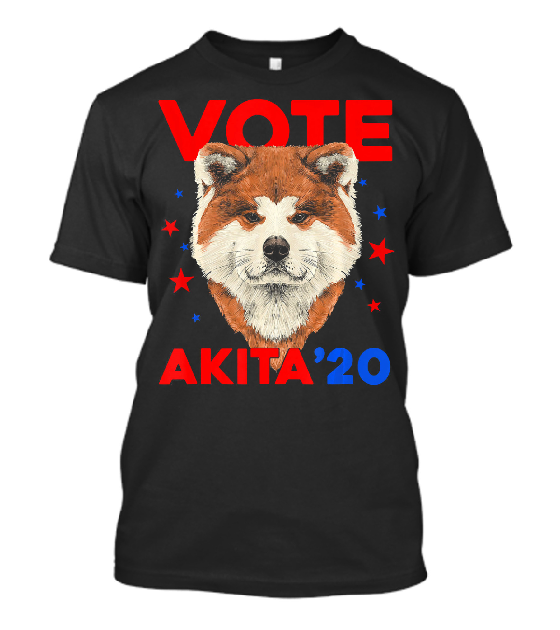 Vote Akita '20 Dog For President Iconic Canine Campaign T-Shirt