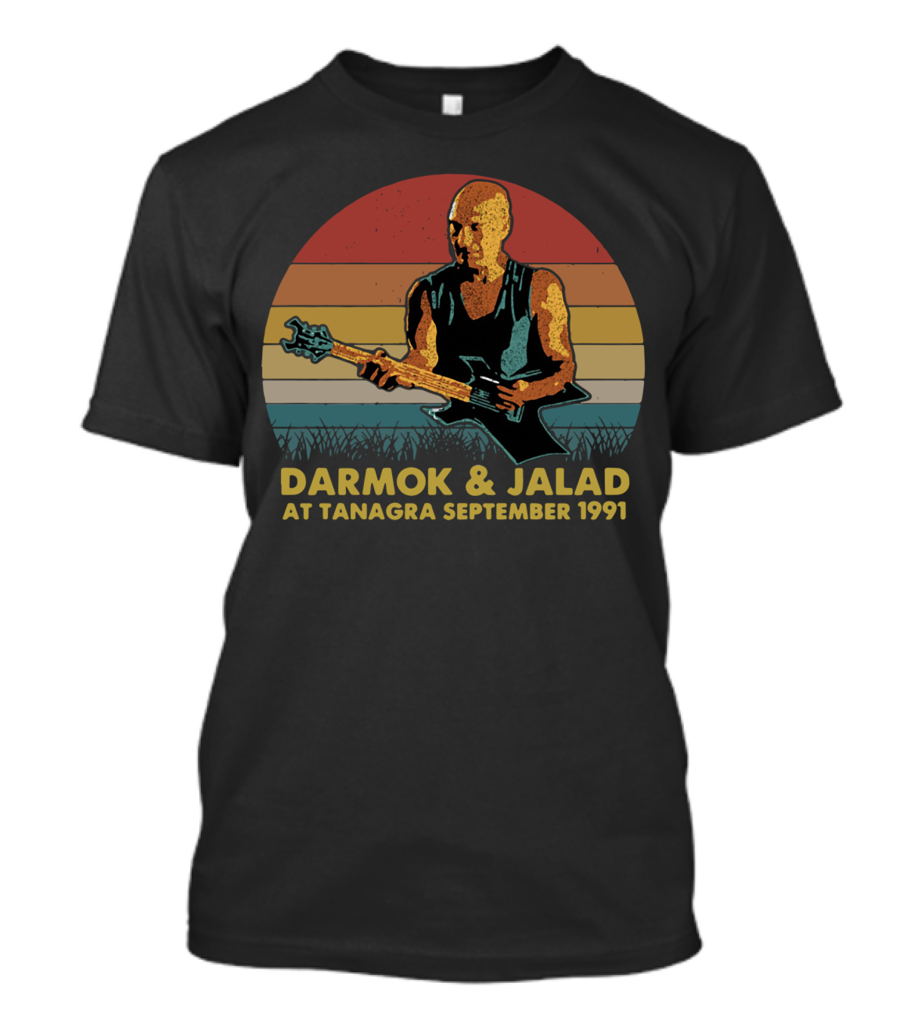 Darmok And Jalad At Tanagra September 1991 Retro Music Guitar T-Shirt