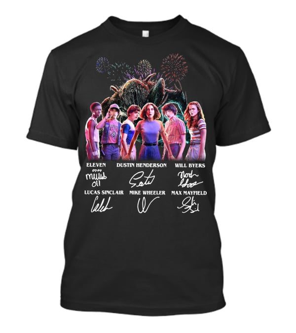 Stranger Things Season 3 Eleven Dustin Henderson Will Byers Lucas Sinclair Mike Wheeler Max Mayfield T-Shirt