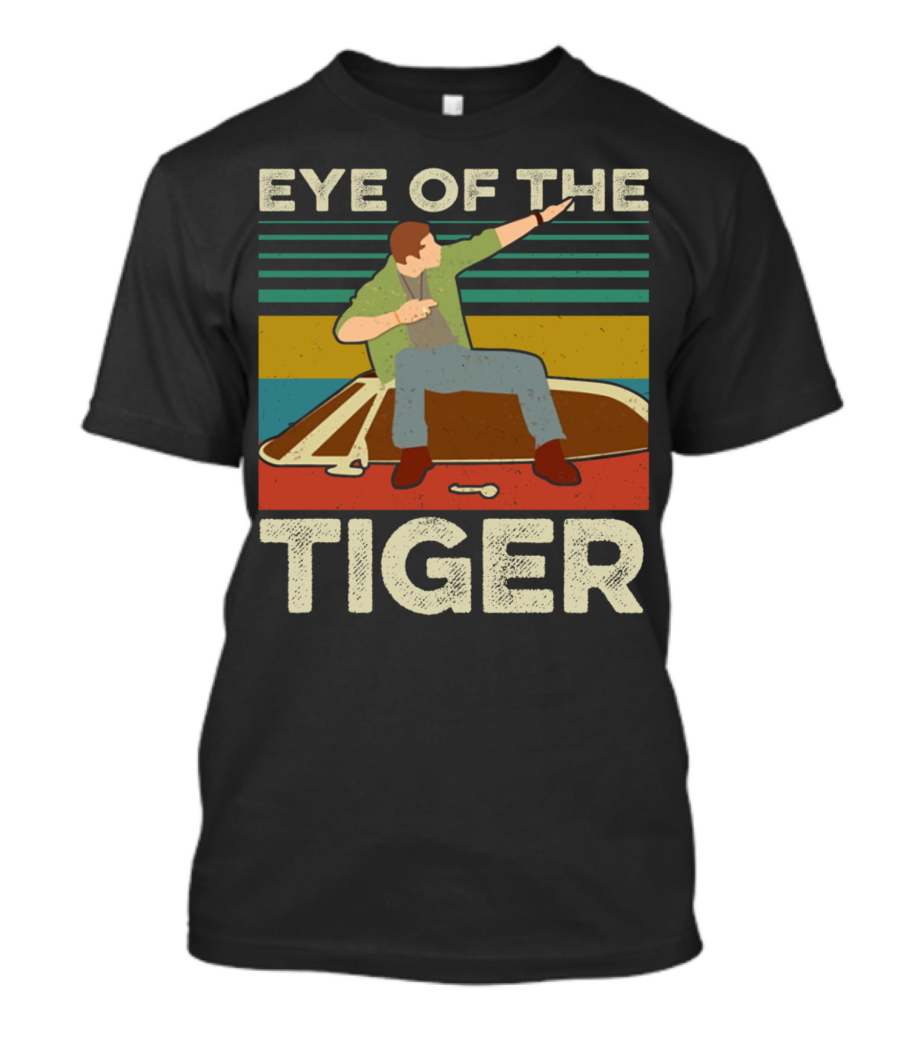 Supernatural Dean Eye Of The Tiger Retro Pose T-Shirt