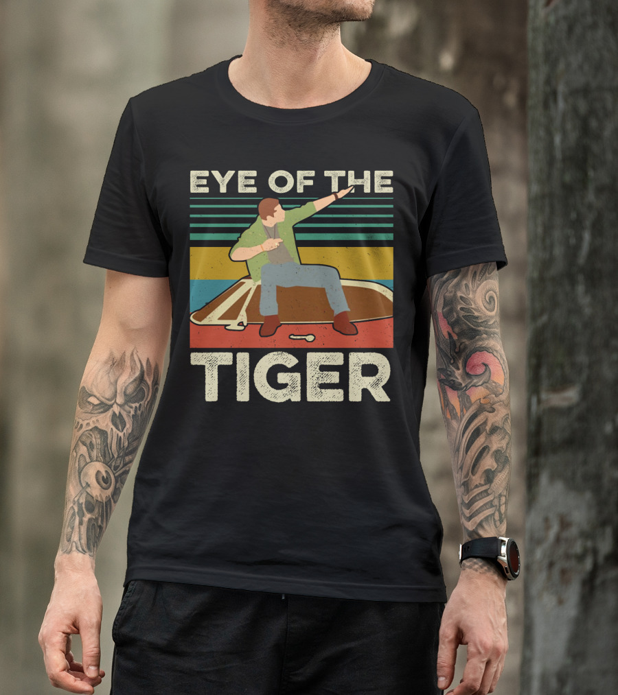 Supernatural Dean Eye Of The Tiger Retro Pose T-Shirt