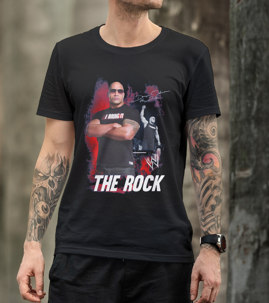 Dwayne Johnson Bring It The Rock WWE T-Shirt