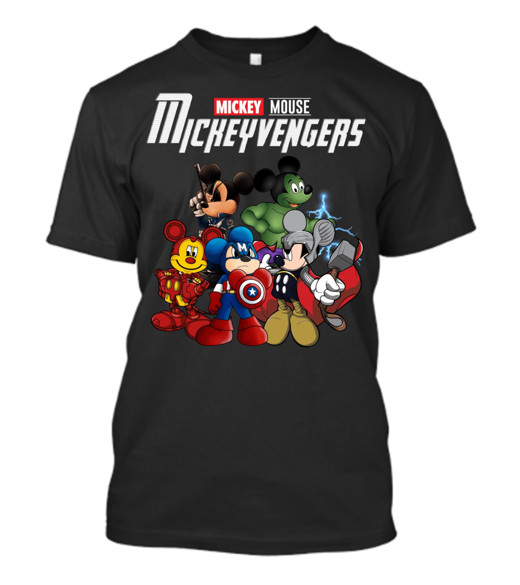 Mickey Mouse Mickeyvengers Marvel Avengers Endgame Disney Crossover T-Shirt