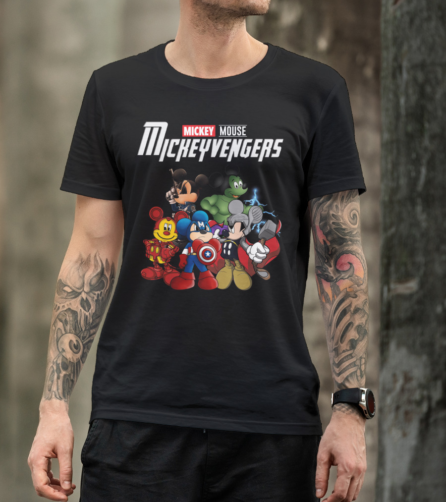 Mickey Mouse Mickeyvengers Marvel Avengers Endgame Disney Crossover T-Shirt