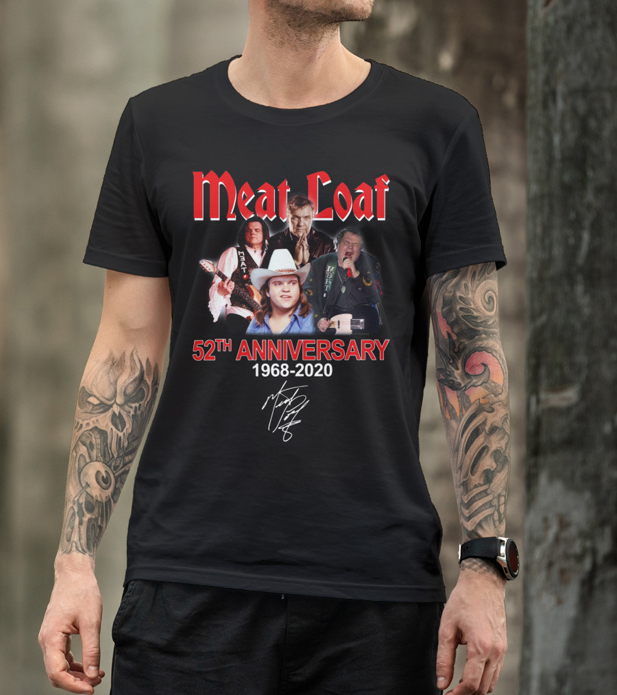 Meat Loaf 52th Anniversary 1968-2020 T-Shirt