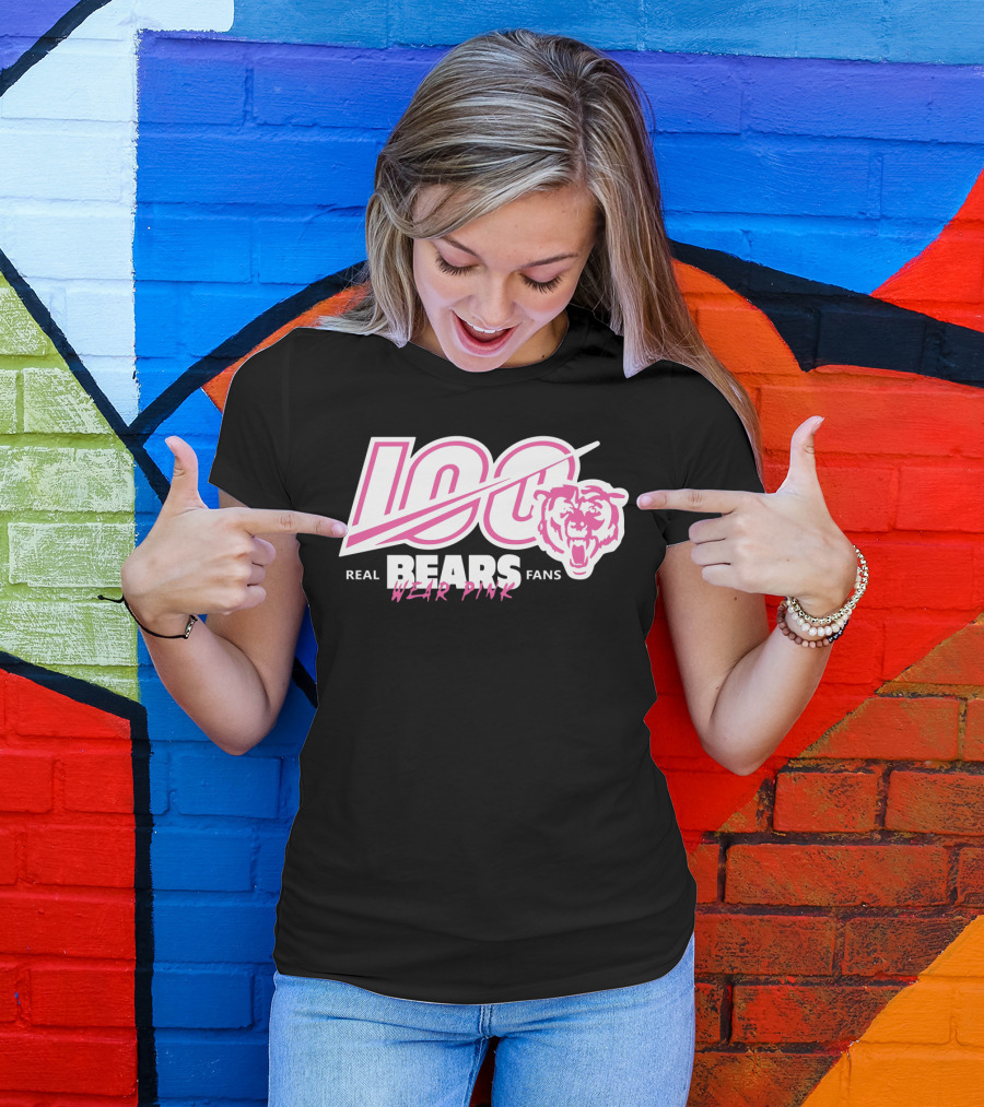 Real Bears Fans Wear Pink T-Shirt