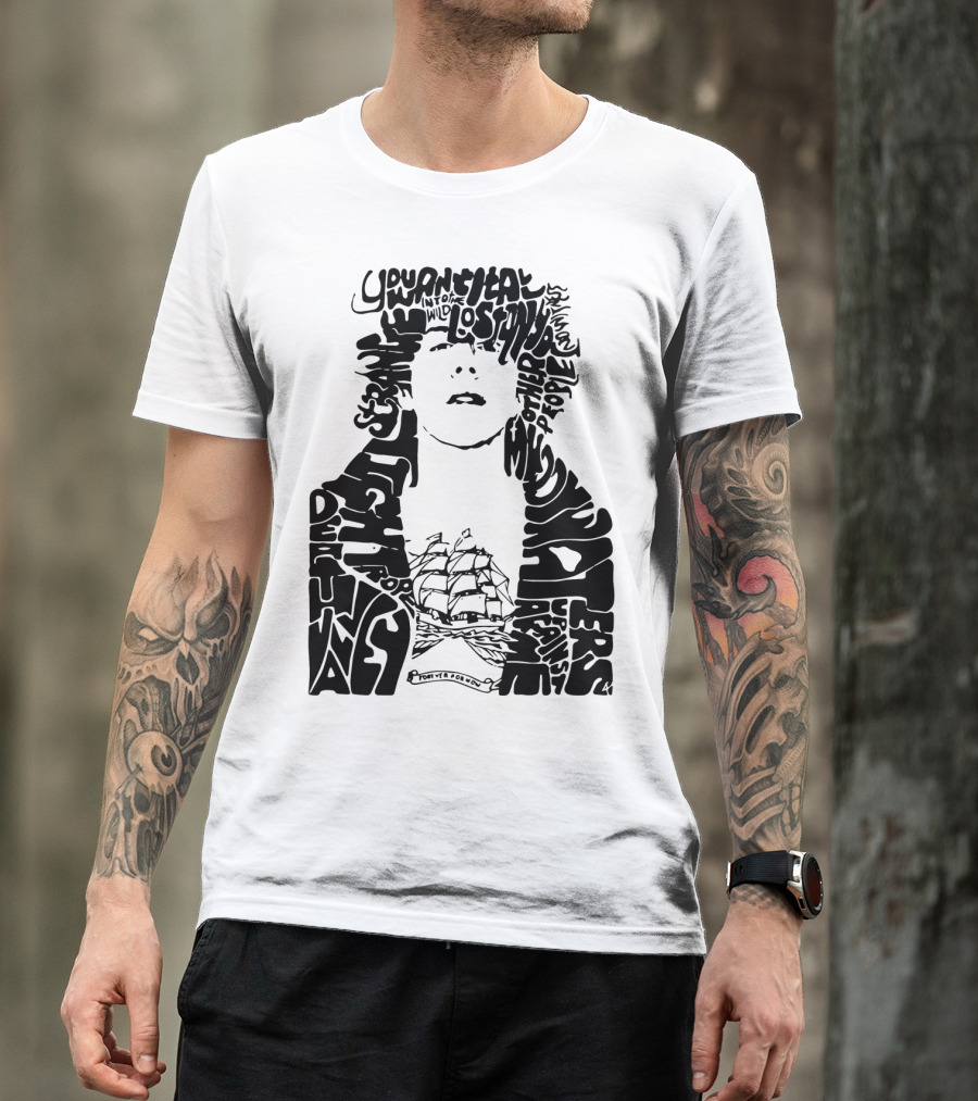 LP LOST ON YOU UPRISING DEPARTURE WATERS STORMY SEAS BY PAUL ATTWOOD T-Shirt