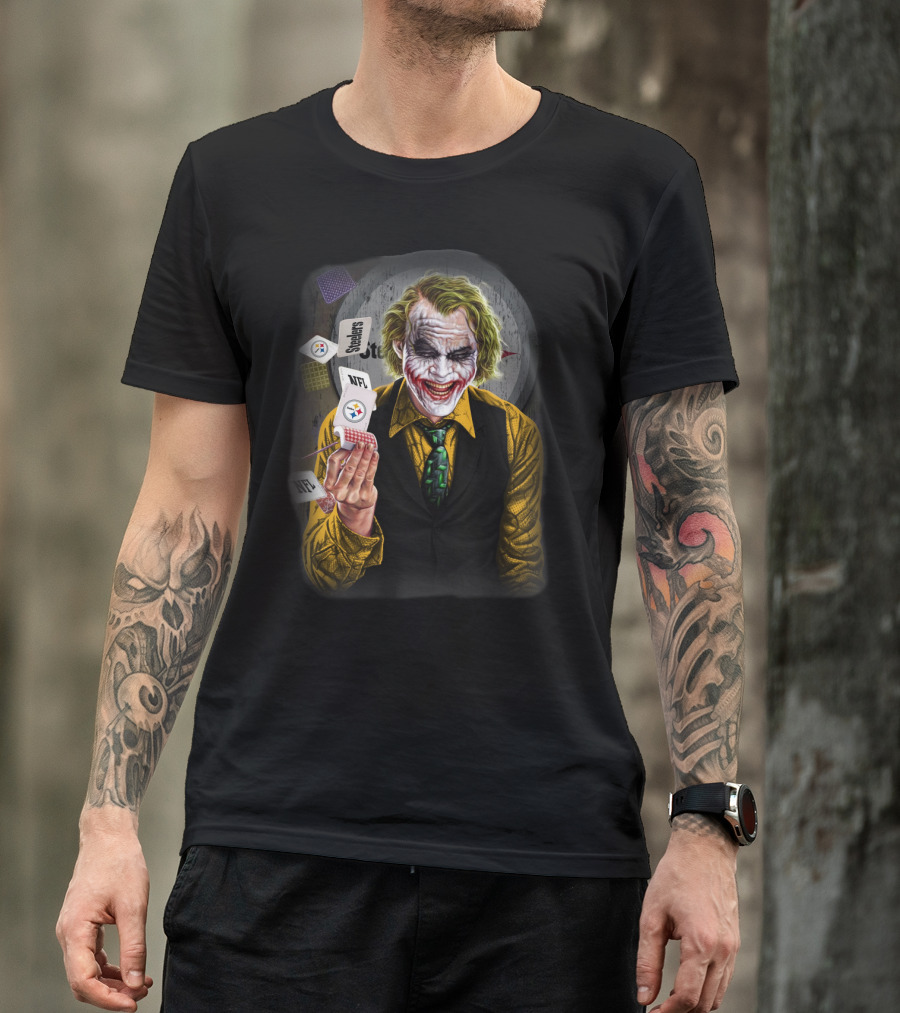 Pittsburgh Steelers Joker Nfl Playing Cards T-Shirt