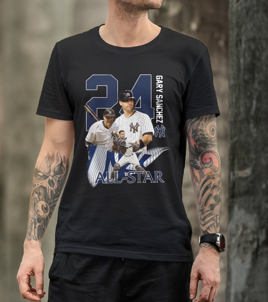 New York Yankees Gary Sanchez 24 All-Star T-Shirt
