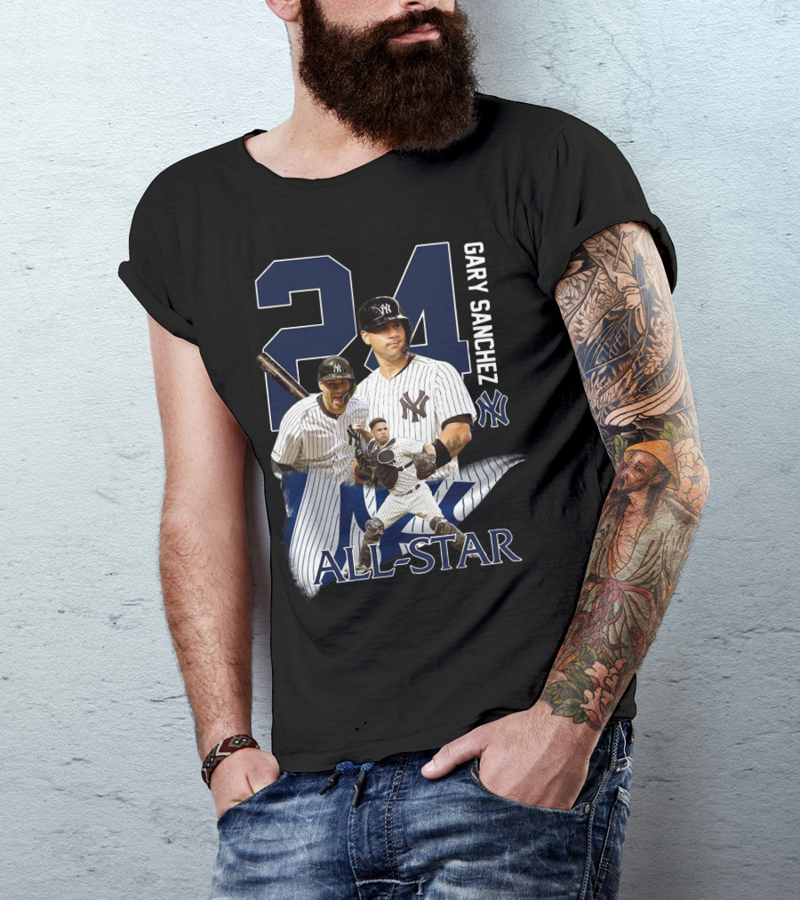 New York Yankees Gary Sanchez 24 All-Star T-Shirt