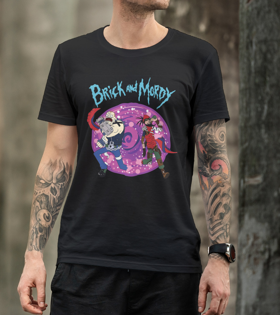 Brick And Moroy Portal Crossover Adventure T-Shirt