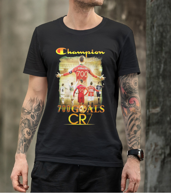 Champion CR7 Ronaldo 700 Goals T-Shirt