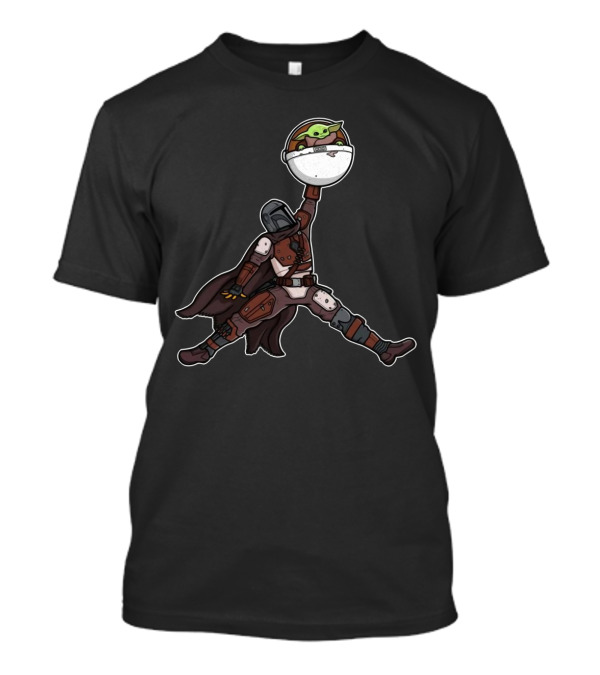 Boba Fett Baby Yoda Air Jordan T-Shirt