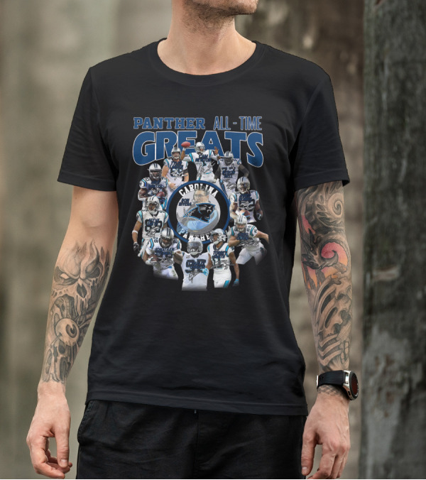 PANTHER ALL-TIME GREATS CAROLINA PANTHERS T-Shirt
