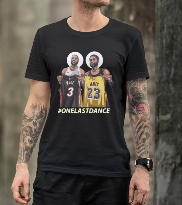 Wade 3 James 23 One Last Dance T-Shirt