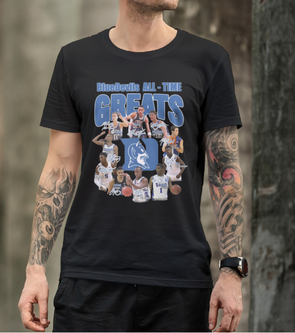 Blue Devils All-Time Greats Duke Basketball T-Shirt