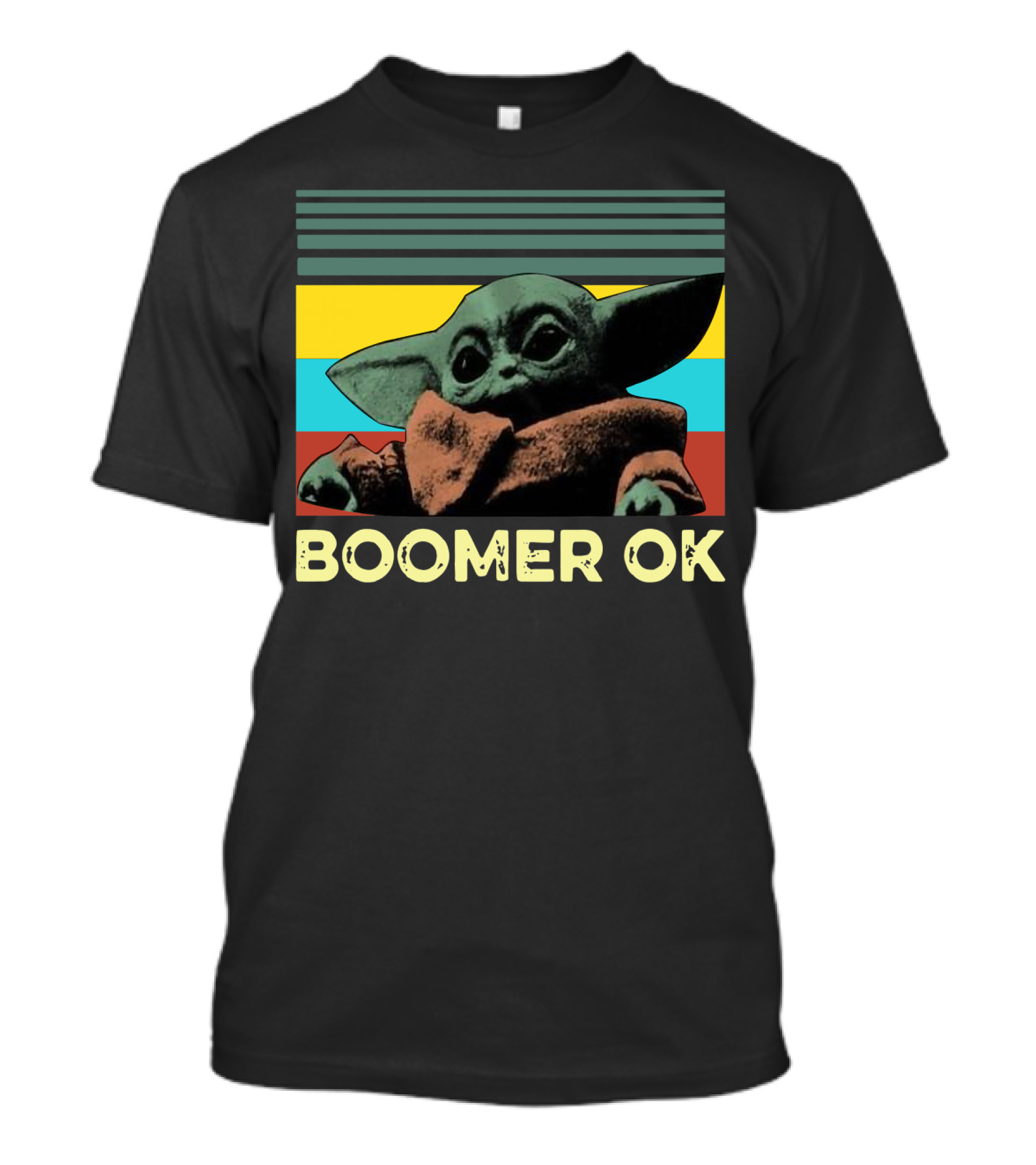 BOOMER OK RETRO BABY YODA T-Shirt