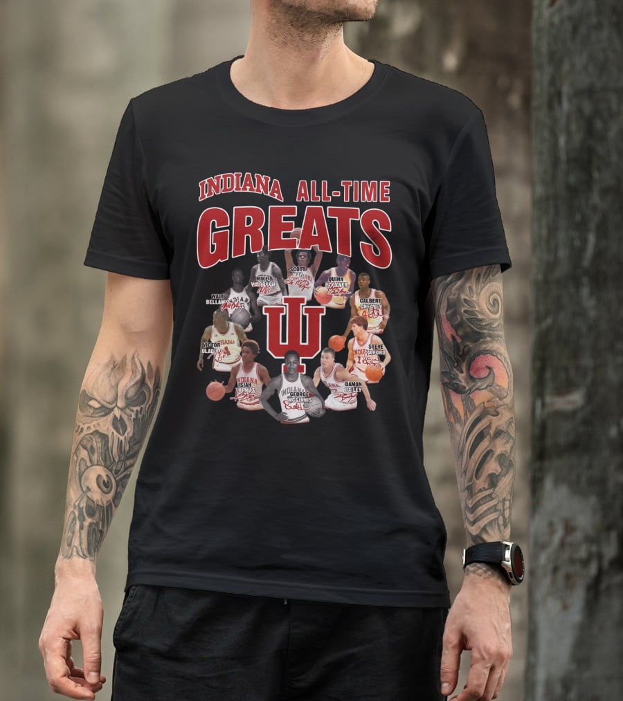 Indiana All-Time Greats IU Basketball Legends T-Shirt