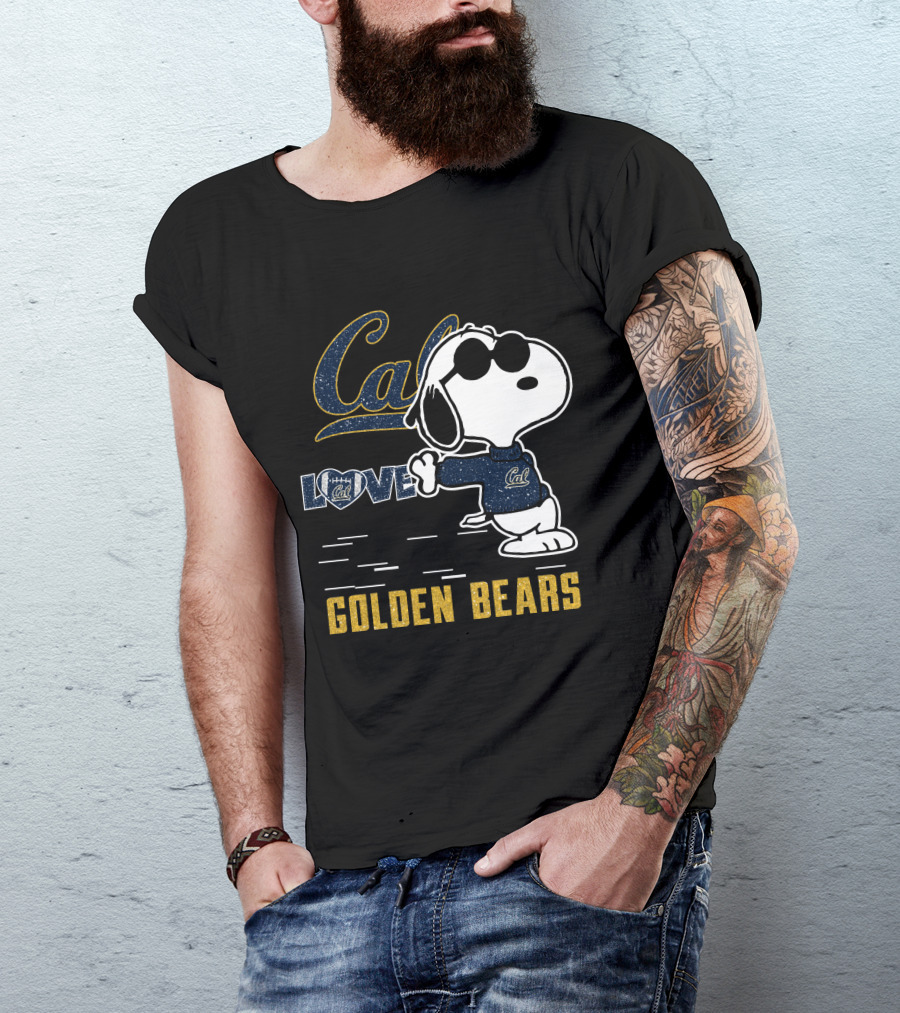 Snoopy Loves Cal Golden Bears California T-Shirt