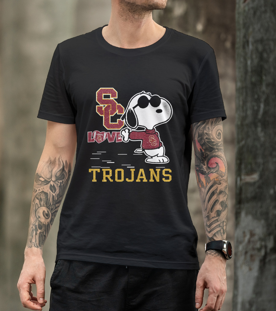 Snoopy USC Love Trojans T-Shirt