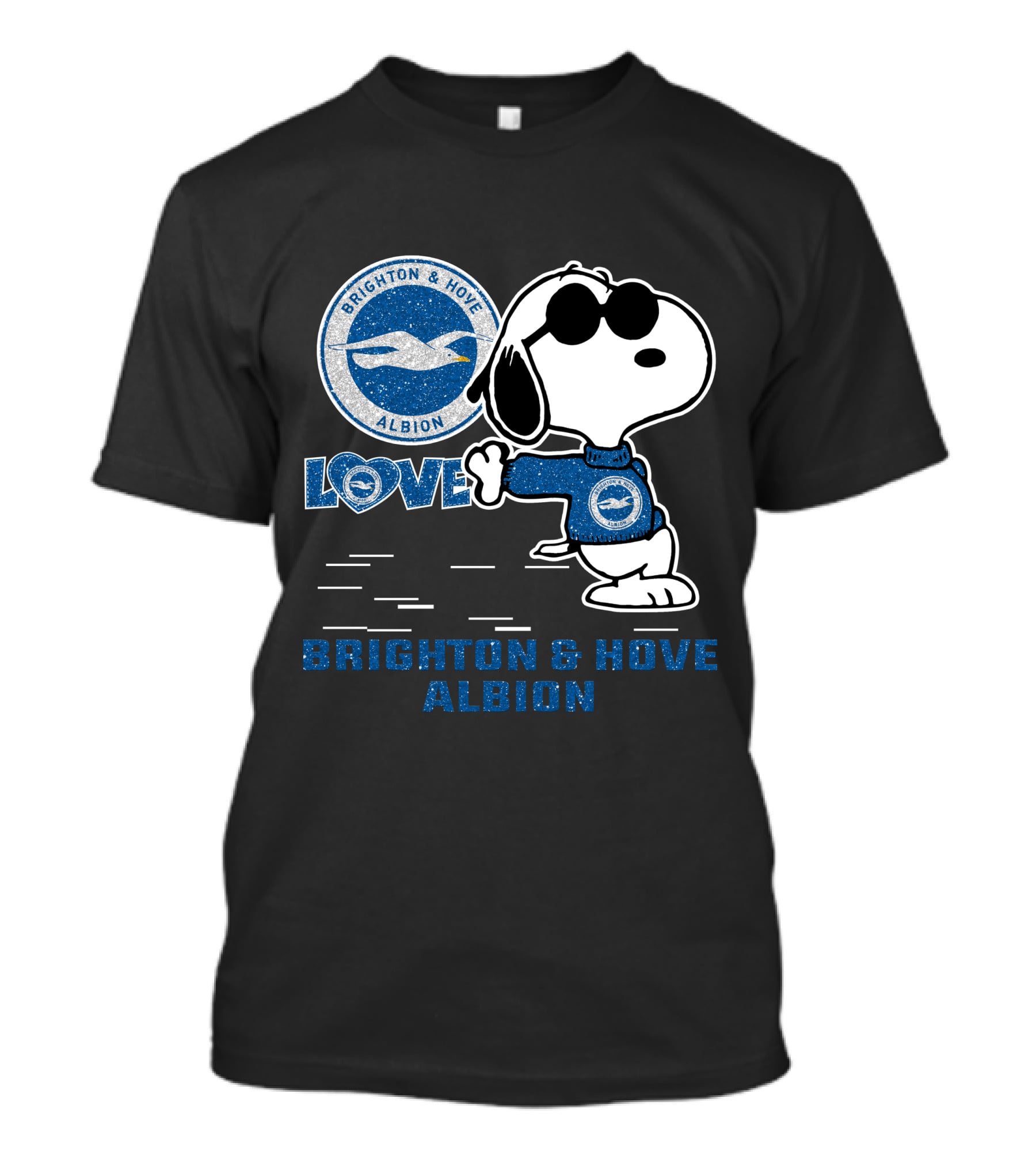 Snoopy Love Brighton & Hove Albion T-Shirt