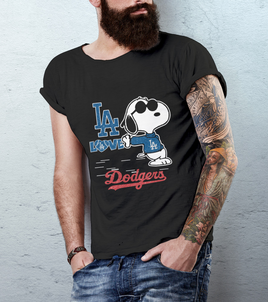 Snoopy LA Love Dodgers T-Shirt