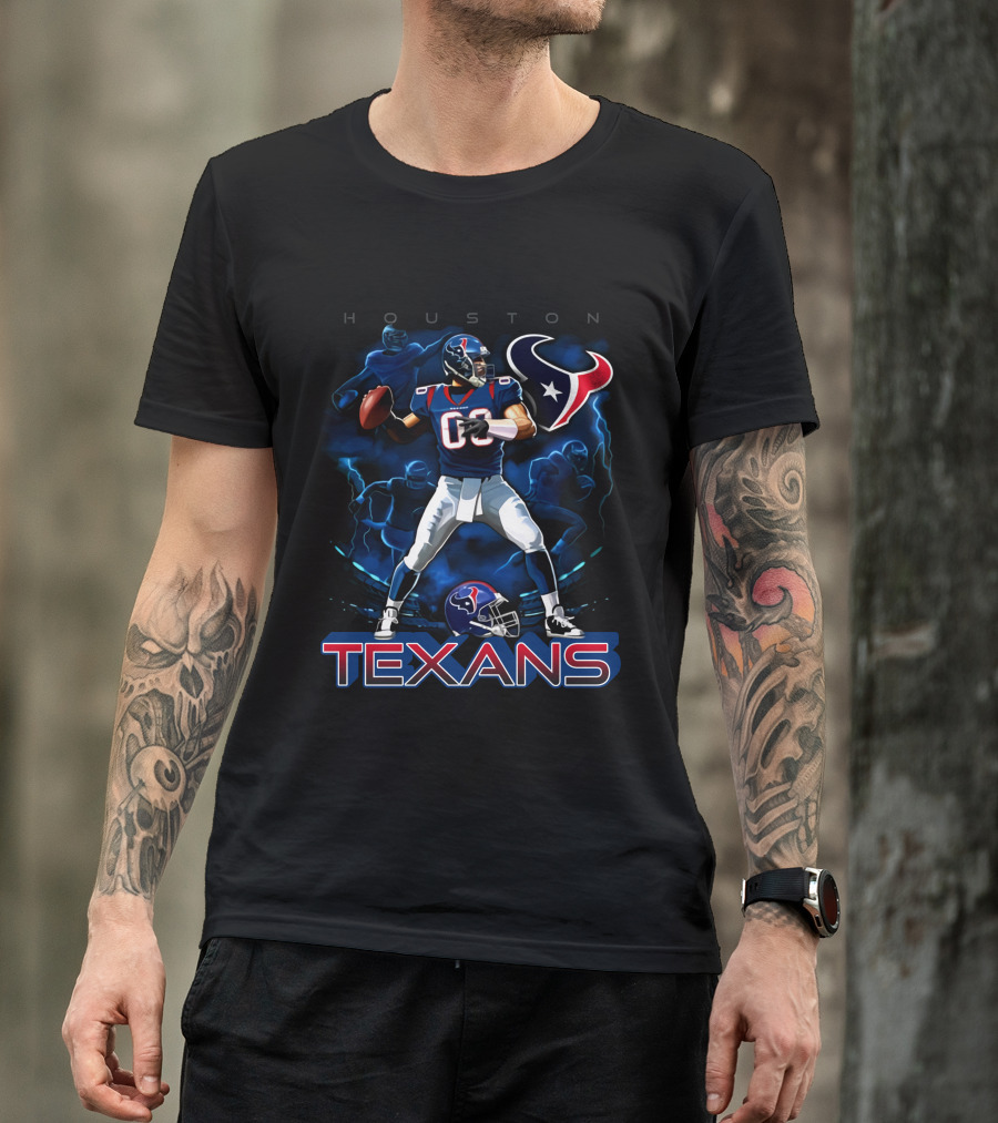 Houston Texans Football Player T-Shirt