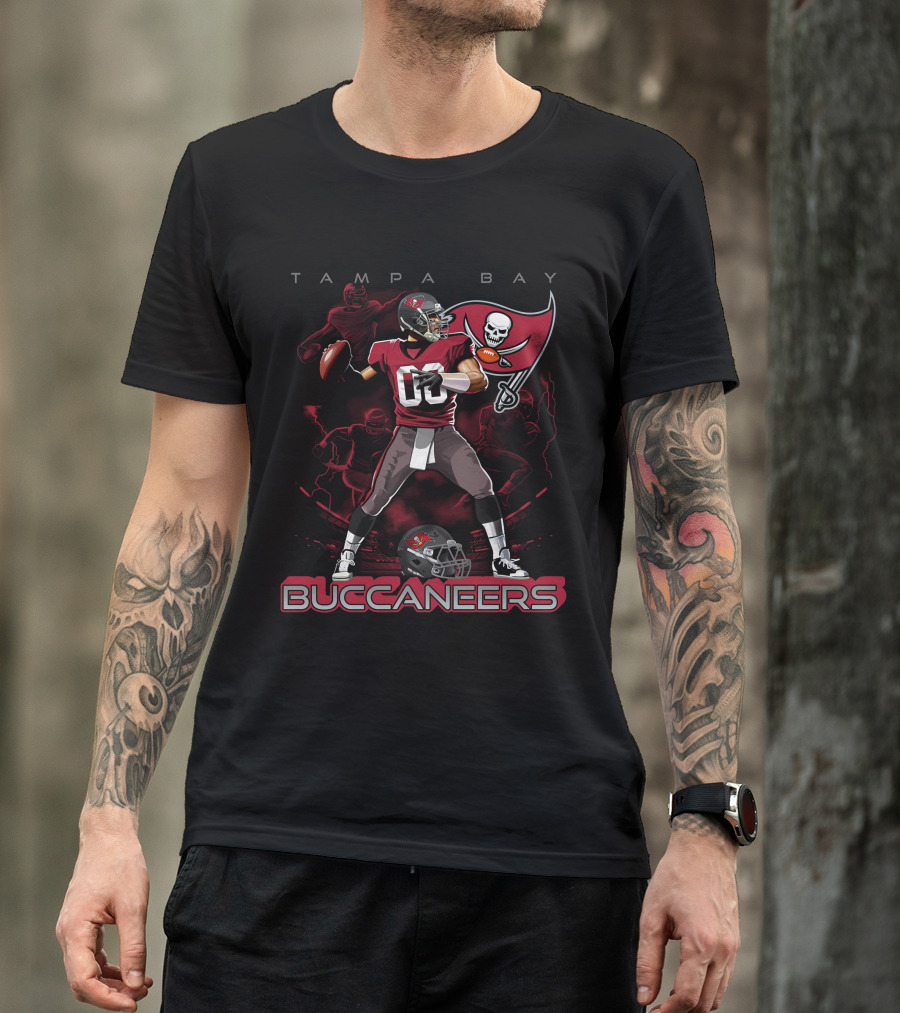 Tampa Bay Buccaneers Football Quarterback T-Shirt