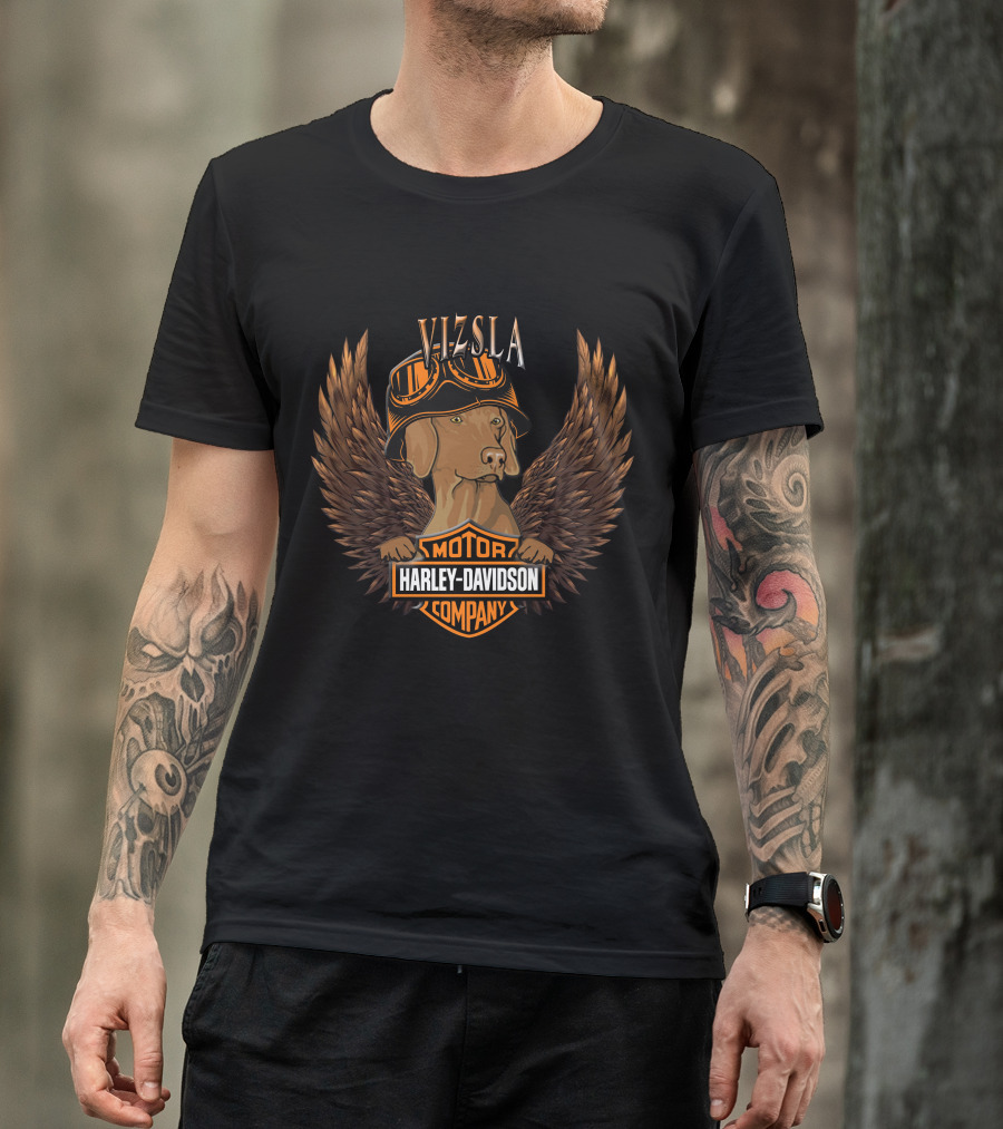 Harley Davidson Vizsla Wings Motor Company T-Shirt