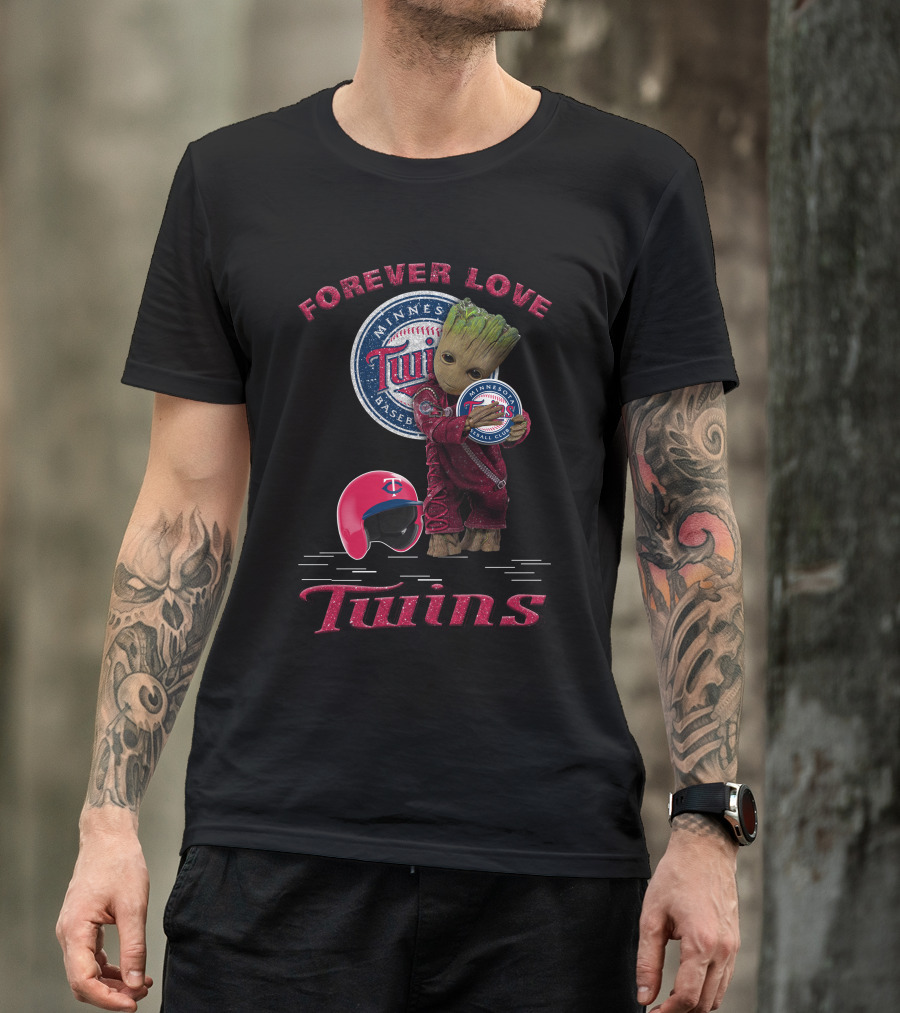 Forever Love Minnesota Twins MLB Baseball Groot Fan T-Shirt