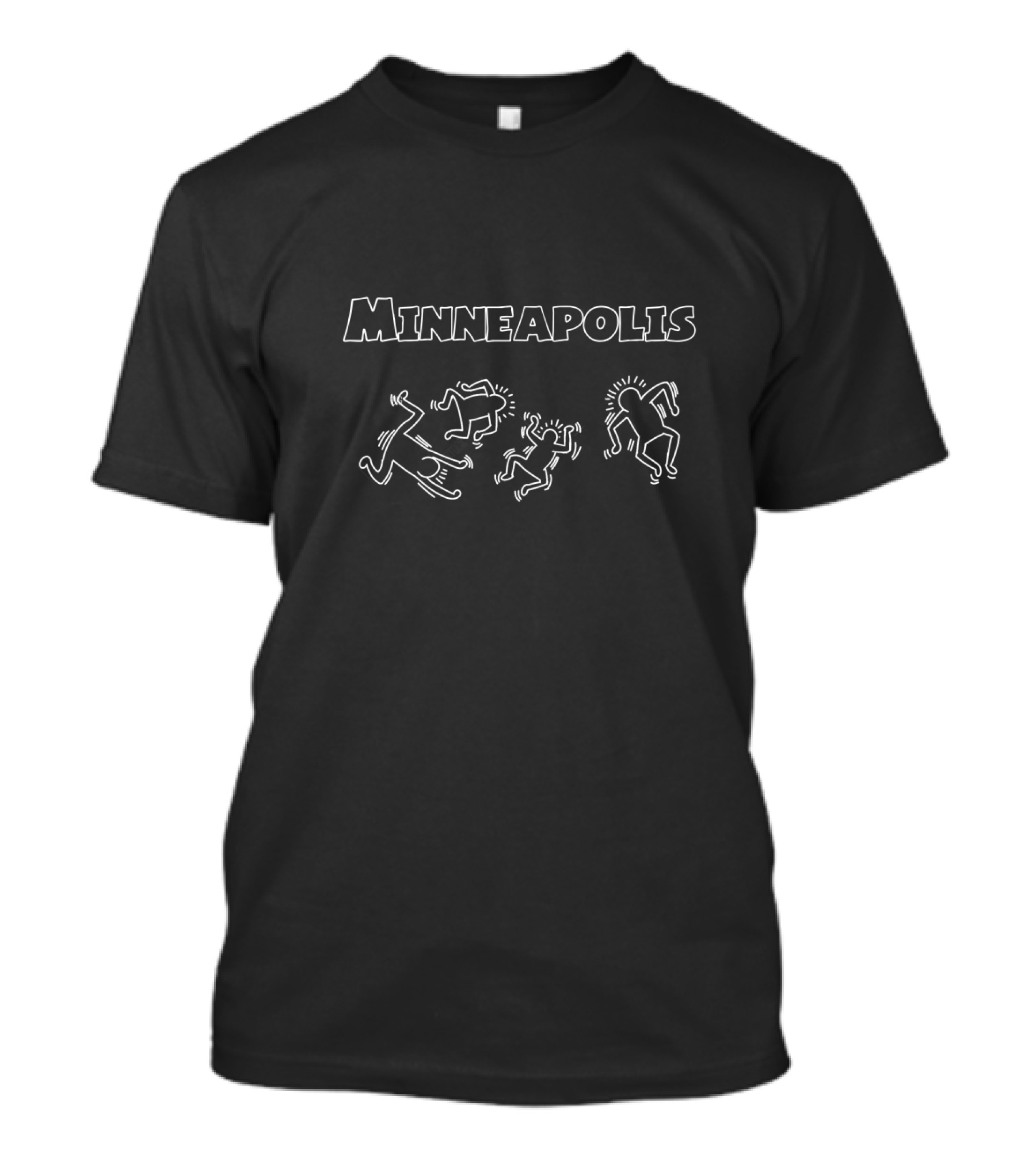Minneapolis Dance Figures Drawing T-Shirt