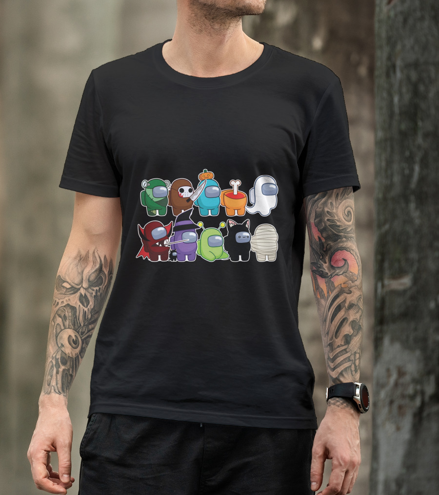 Among Us Halloween Crewmates Costume Collection T-Shirt
