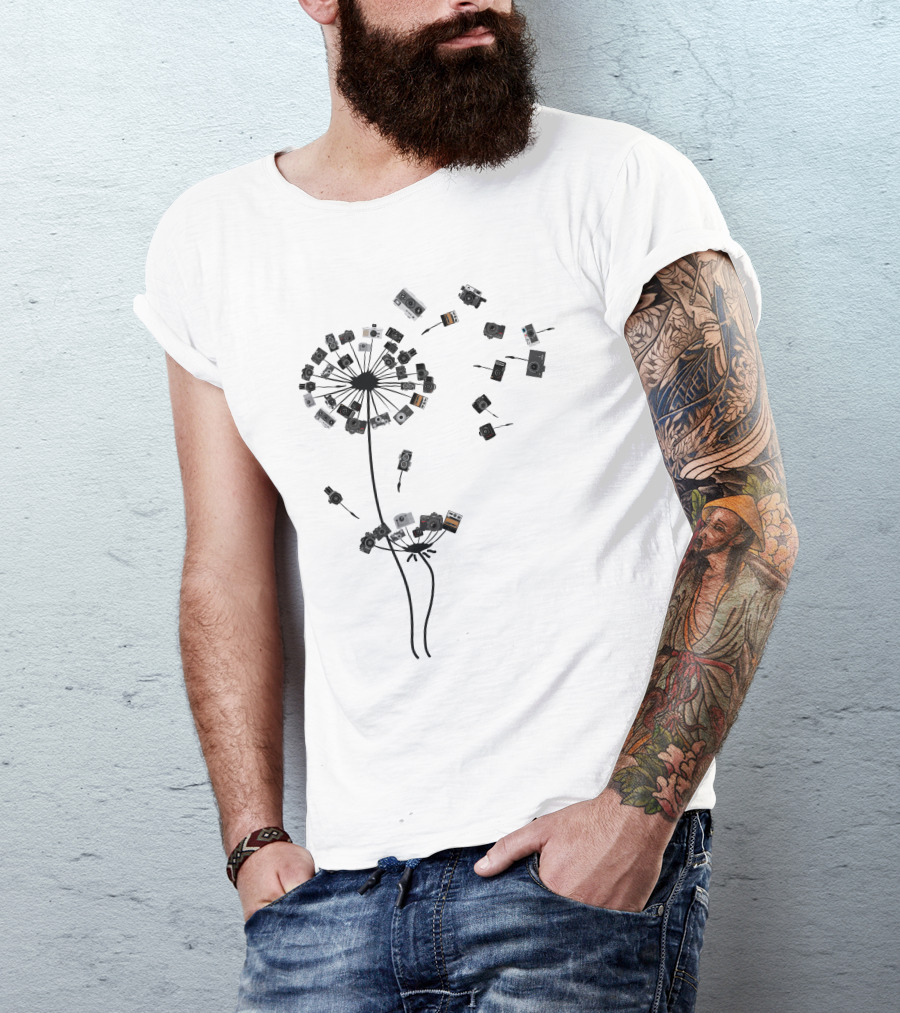 Camera Collection Dandelion T-Shirt