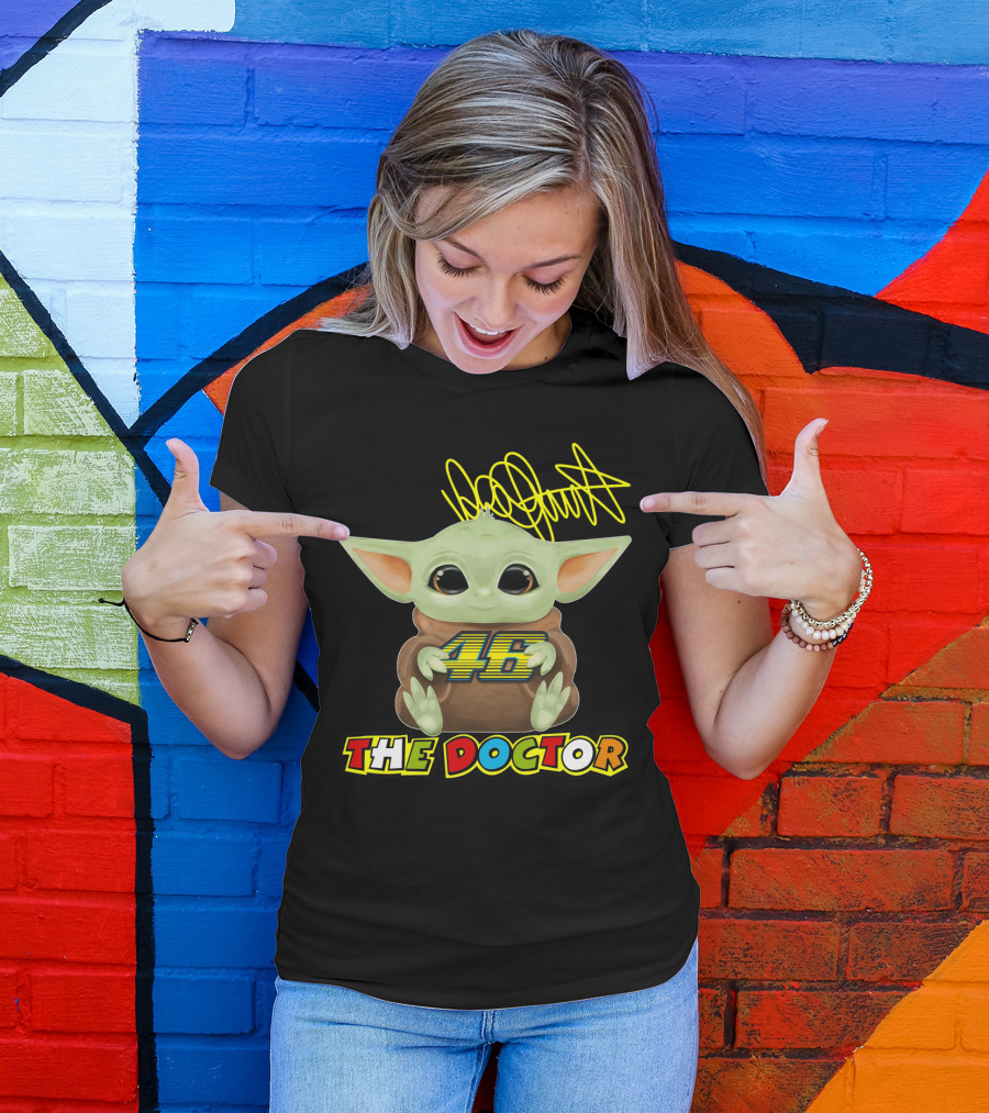 Valentino Rossi Baby Yoda The Doctor 46 T-Shirt