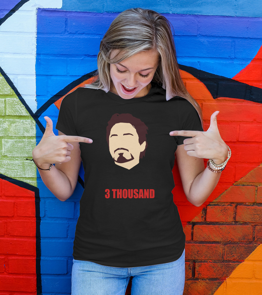 I Love U 3 Thousand Times Iron Man T-Shirt
