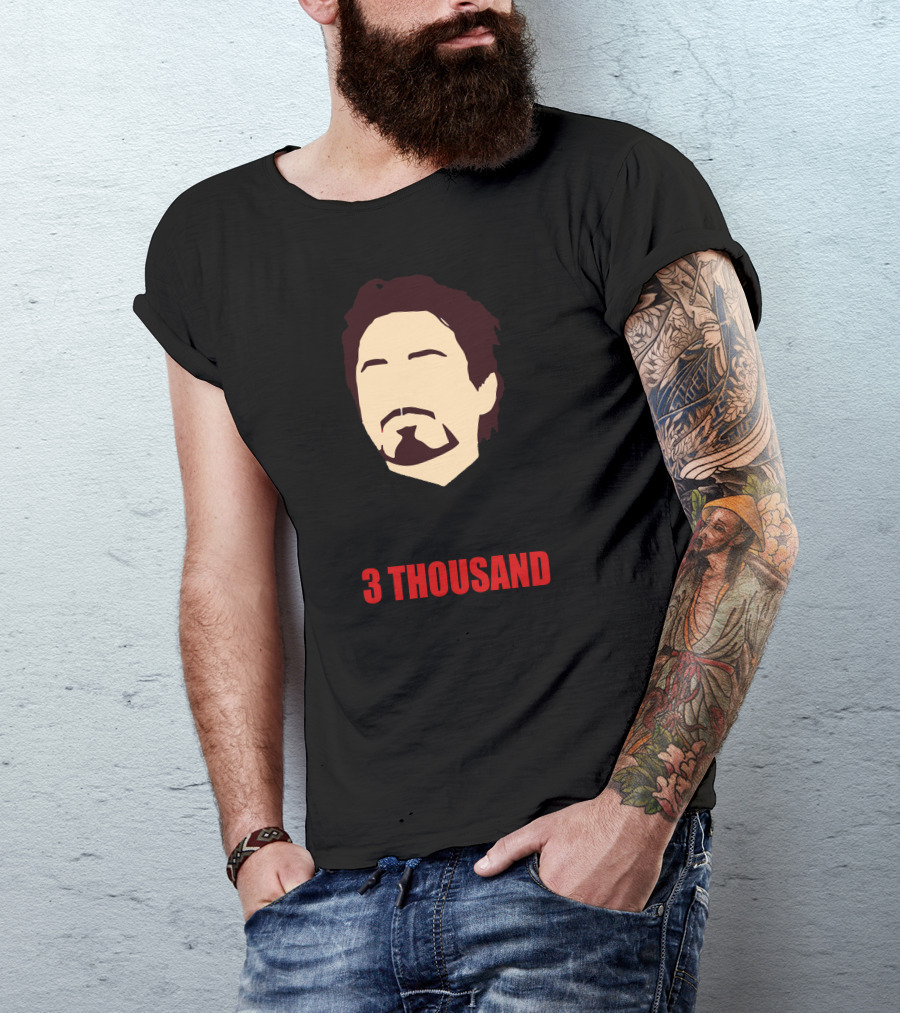 I Love U 3 Thousand Times Iron Man T-Shirt