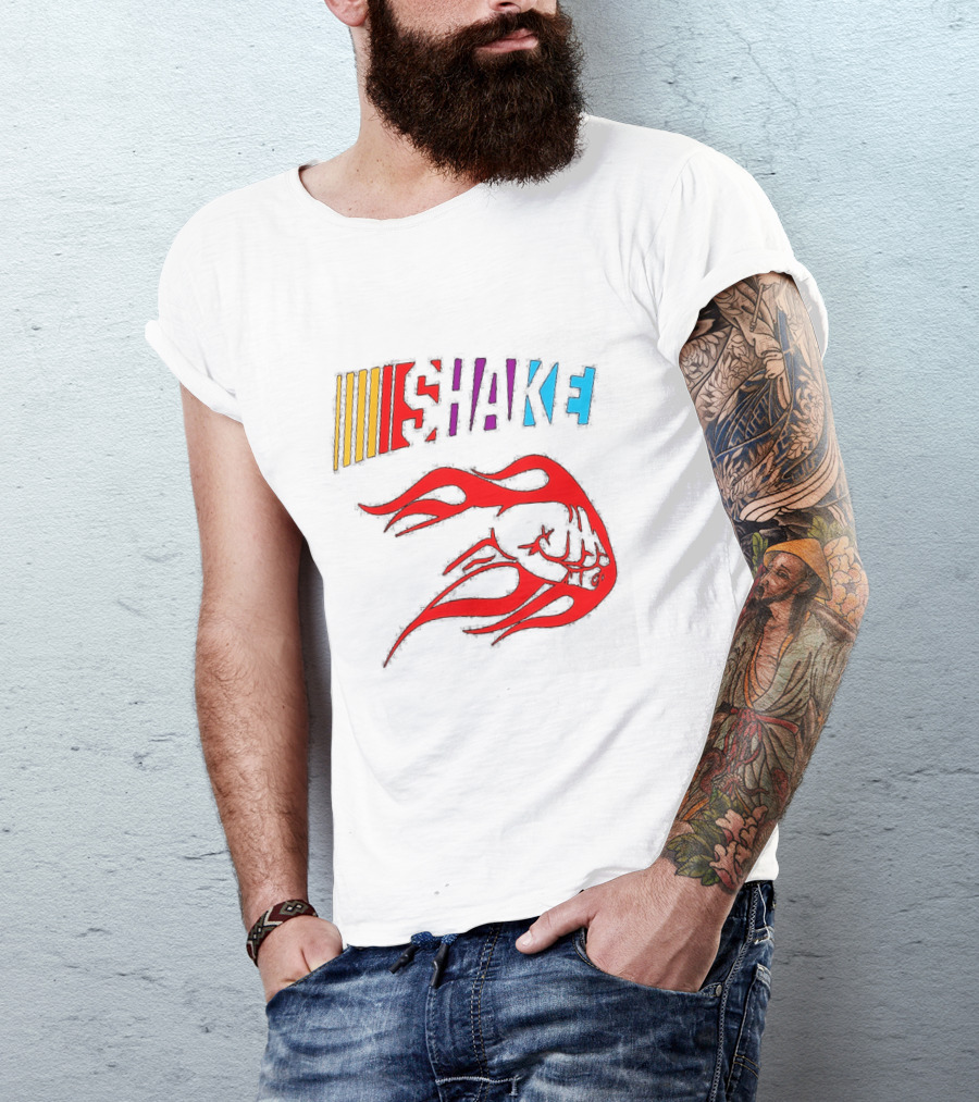 SHAKE And Bake Racing Flames Muscle Car Inspired Shirt For Man T-Shirt