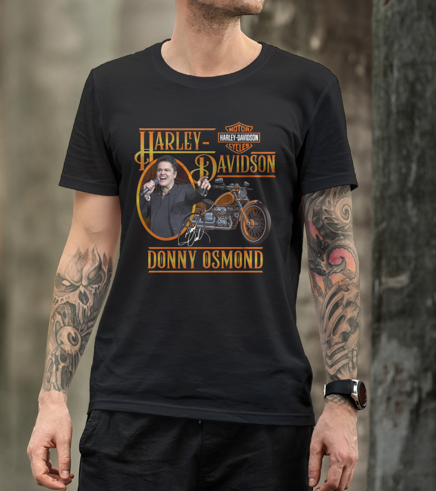 Harley Davidson Motorcycles Donny Osmond T-Shirt