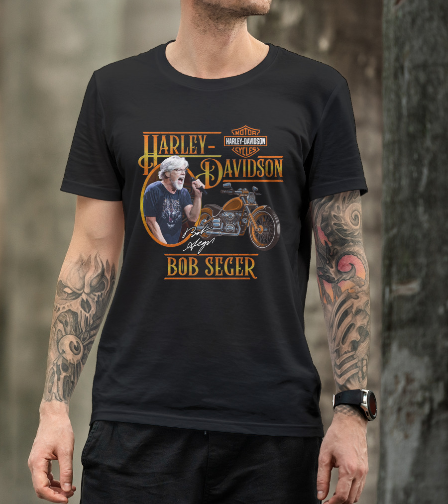 Harley Davidson Motor Cycles Bob Seger T-Shirt